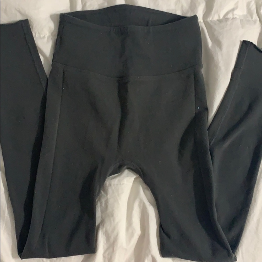 Grey free people leggings